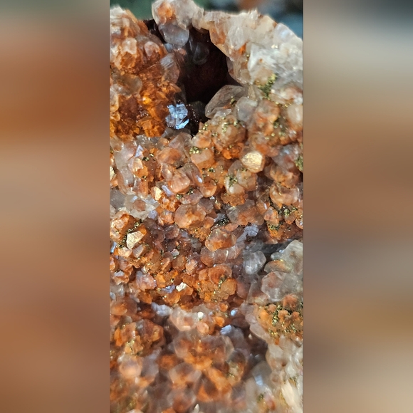 Diamond Red Calcite Specimen 3.8" X 3.0" - Picture 7 of 15